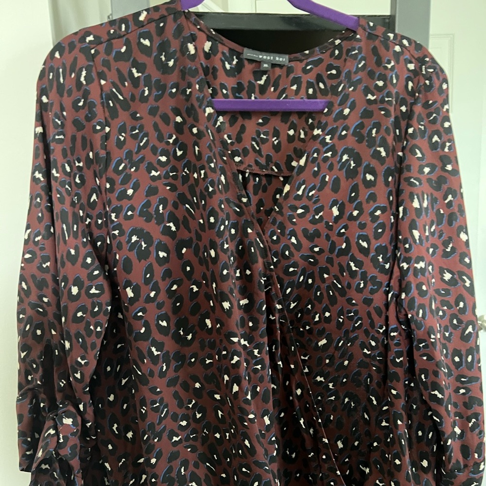 West Kei Longsleeve Tie blouse